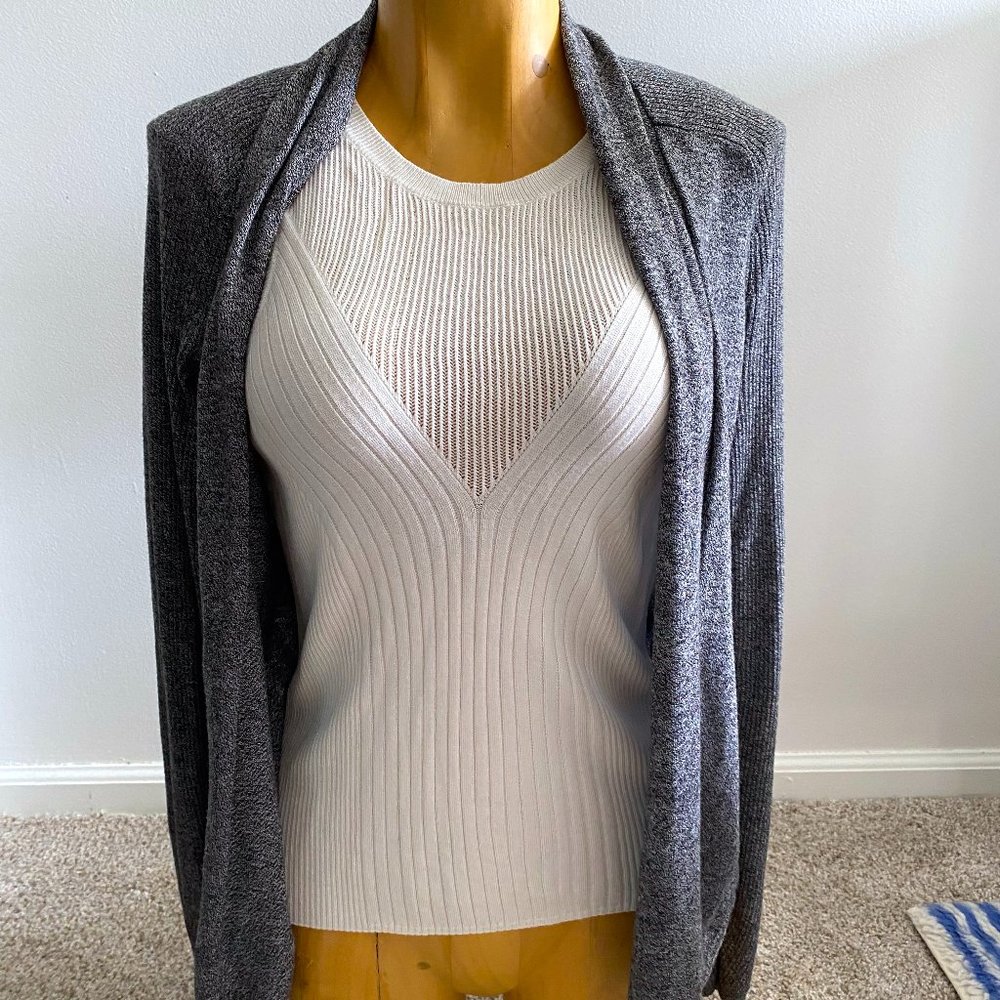 Express GrayLightweight Cardigan